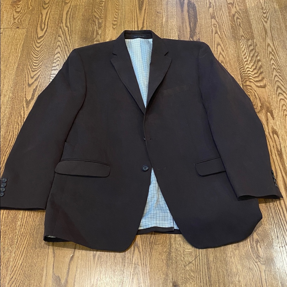 Lauren Ralph Lauren brown sport coat 42R academia soft lightweight - Picture 9 of 12